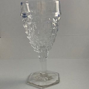 Fostoria - American Clear Water Goblet 6 7/8” x 3 1/4”